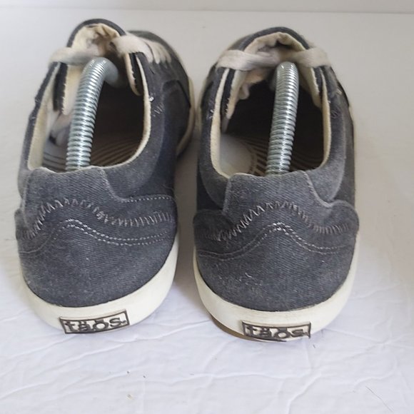 TAOS | Women's Star Canvas Sneakers Charcoal Size 7 - Picture 4 of 8